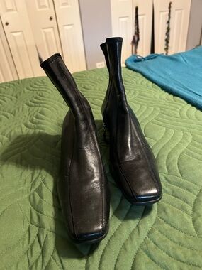 Elegant Prada Black Ankle Boots